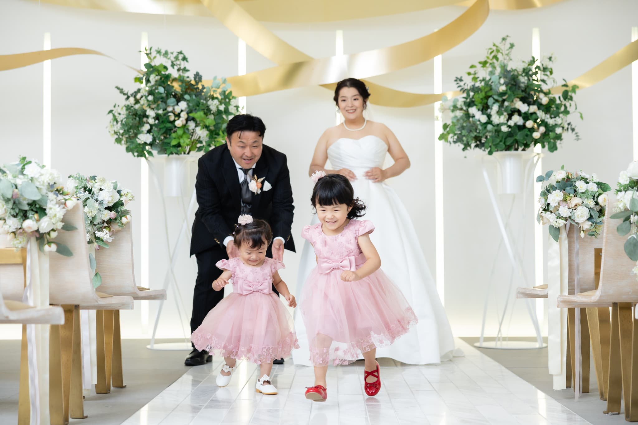 可愛いお子様と一緒に笑顔はじけるフォトウェディング！